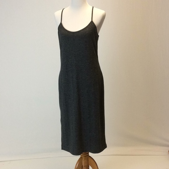 Charlotte Russe Dresses & Skirts - Charlotte Russe Charcoal Spaghetti Strap Maxi NWT